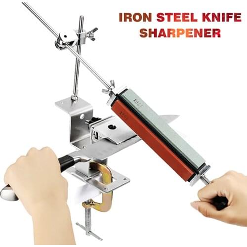 Iron Steel Kitchen Knife Sharpener Professional Sharpening Tools Fix-Angle 120-1500Grit Stones Whetstone Sharpeners