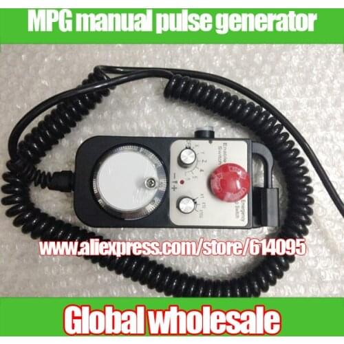 1pcs CNC electronic handwheel with emergency stop switch / MPG manual pulse generator