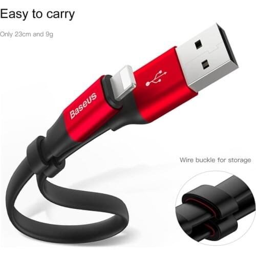 20cm short usb charger cable for iPhone xs max xr x 8 7 6s plus 5s ipad fast Charging cable for apple lightning usb cable 2A pop