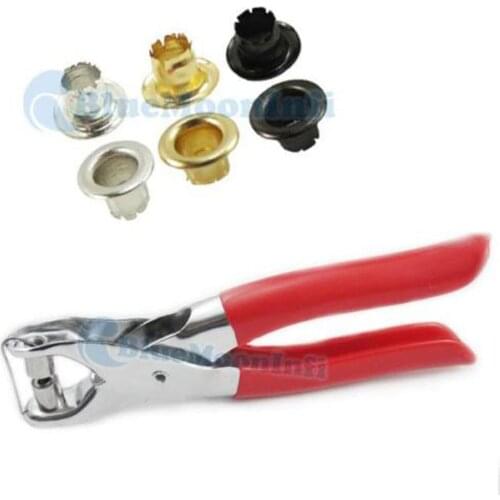 300 600 Pcs / Lot 4mm Grommets Eyelets and One Pliers Tool Canvas Clothes Leather Self Backing holesale