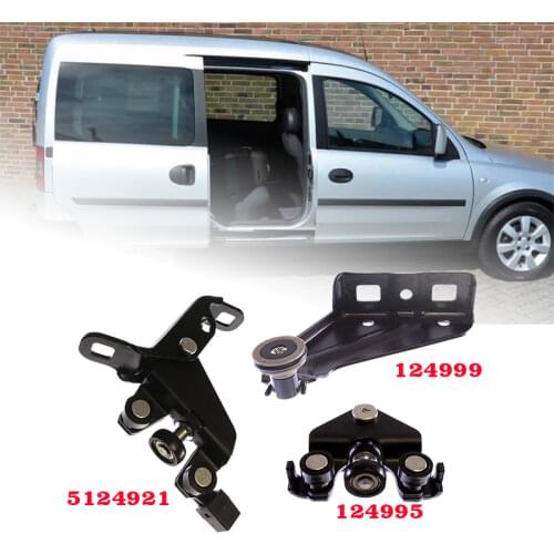 3x sliding door roller FOR Vauxhall Opel Combo 2001-2011 right middle bottom 124999 5124921 124995