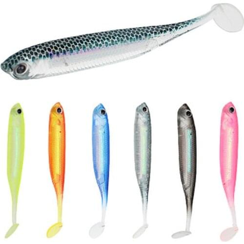 5pcs/lot Carp Fishing Lures 2.2g/70mm Artificial Baits Fishing Goods Lures for Fishing Worm Jig Head Soft Lure Fly Fishing Bait