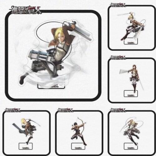 Anime Attack On Titan Levi Ackerman Acrylic Action Figure Stand Model Plate Desk Decor Cute Standing Sign Fans Gift For Friend