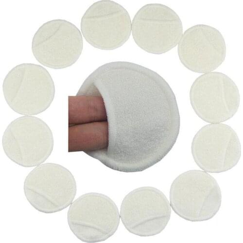 Bamboo Cotton Soft Reusable Skin Care Face Wipes Washable Deep Cleansing Cosmetics Tool Round Makeup Remover Pad#2021102