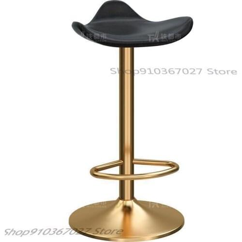 Bar Stools, Bar Lift, Swivel Chair, Front Desk, American Light Luxury, Modern Minimalist Backrest, Beauty High Stool