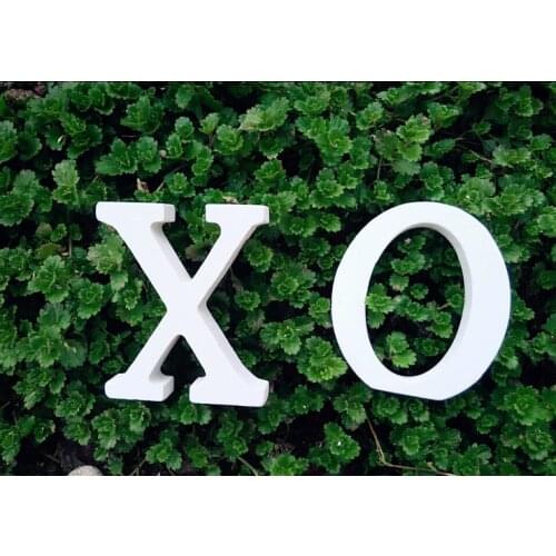 White XO Letters Photo Prop Decor for Family Photos Party or Event Weddings New Years Etc XO Letters Cutout Prop