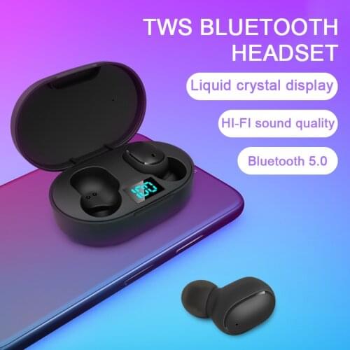 Wireless Bluetooth Headphones with Microphone Button Control TWS Bluetooth Earphones Sports Waterproof Wireless Headsets Earbuds