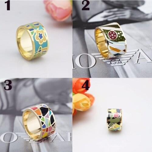 Big Promotion For 20 Styles Colorful Rainbow Copper Enamel Jewelry Ring Scarf Clips