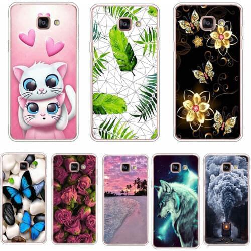Case For Samsung Galaxy A3 2016 2017 phone Case back Cover Soft TPU Painting Back FOR Samsung A3 2016 2017 Protective Coque