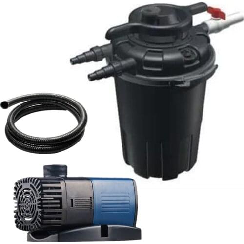 Fish pond pressure filter EPF-13500 (U) fishpond pressure backwash filter with germicidal lamp.Farm pool filter
