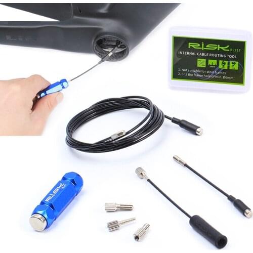 Bicycle Inside Go Threading Cable Routing Tool for Bike Frame Shift Hydraulic Wire Shifter Inner Cable Guide With Magnet