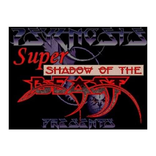 Super Shadow of the Beast NTSC Version 16 Bit 46 Pin Big Gray Game Card For USA Game Players