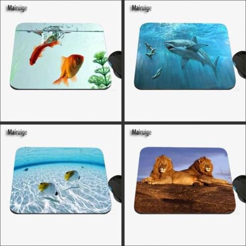 Marine Shark and Goldfish Custom Image, High Quality Anti-sliding Fashion Computer and Laptop Computer Mouse Pad