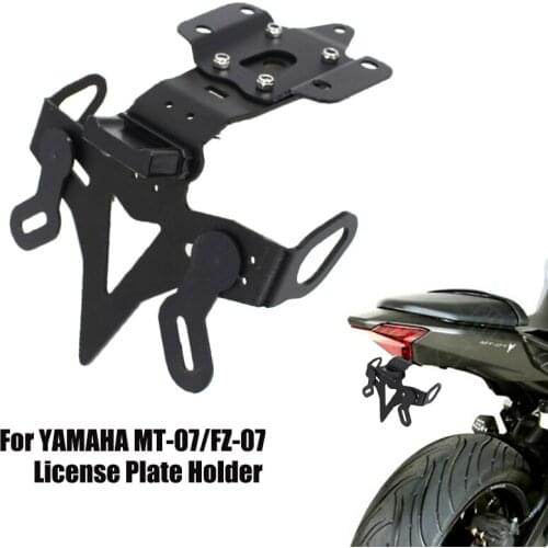 Motorcycle Rear License Plate Holder Bracket For Yamaha MT 07 FZ 07 MT07 FZ07 2013-2019 Tail Tidy Fender Eliminator 2018