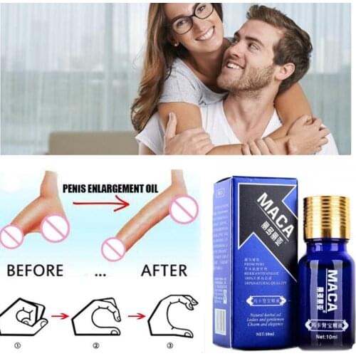 Penis Enlargement Oil Enhancers Bigger Cream Care Penis Enlarge Growth Pill Viagar Male Maca Thickening Erection Goods for Adult