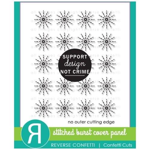 AliliArts Metal Cutting Dies Stitched Burst Panel Die diy Scrapbooking Photo Album Decorative Embossing PaperCard Crafts Die