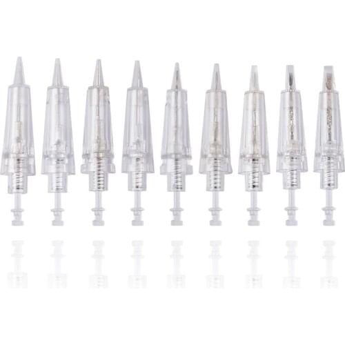 Mix 50pcs Disposable Bayonet Cartridge Needles for Micropigmentation Permanent Makeup Eyebrow Lip Tattoo Pen Needles 1/3/5R