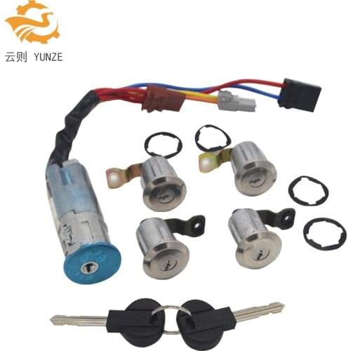 9170G3 252522 COMPLETE SET IGNITION SWITCH DOOR LOCK CYLINDER WITH 2 KEYS FOR CITROEN BERLINGO XSARA PICASSO PEUGEOT PARTNER
