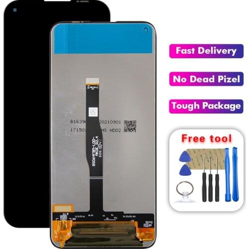 6.4" For Huawei P40 Lite LCD Touch Screen Digitizer Assembly for Nova 6 SE LCD Replacement With Frame
