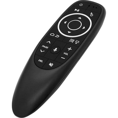 G10S PRO Air Mouse Voice Remote Control Gyroscope IR Learning with Mic for X96 H96 HK1 X3 MAX Android TV Box