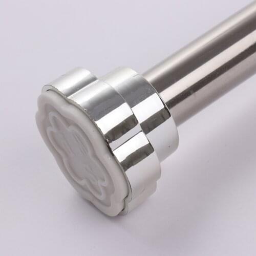 Extendable Bathroom Hanging Shower Curtain Rods Adjustable Telescopic Pole Rod Hanger for Curtain Wardrober Bathroom Hanger Rod