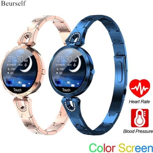 Beurself Smart Bracelet AK15 Lady Women Girl Heart Rate Monitor Smartwatch Fitness Tracker Call Message Activity Color Gift Band