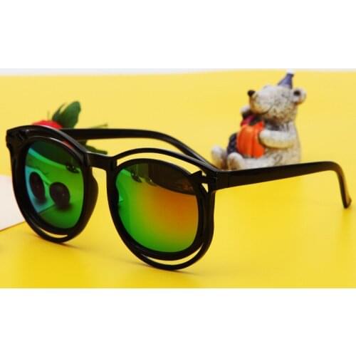 2021 Kids Sunglasses Brand Baby Girls Sunglass Children Glasses UV400 Goggles Eyewear Clear Pink Sunglasse