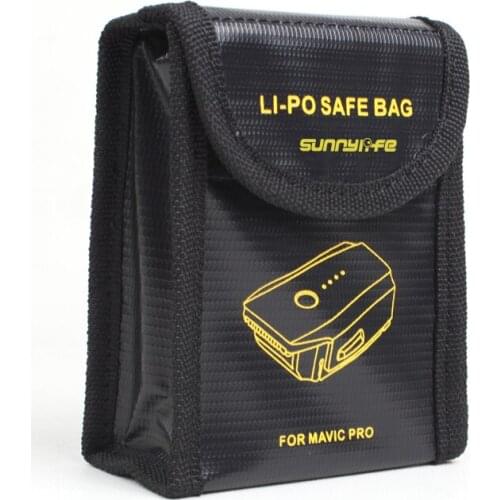 Lipo Safe Bag Battery Charging Protector Fireproof Fiber Pouch Bag Explosion-proof Case Storage Box for DJI Mavic PRO Quadcopter