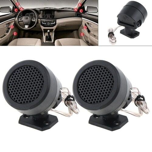 1 Set 500w Car Power Built-in Crossovers Auto Loud Speakers Dome Tweeter New Car Audio Car Accessories