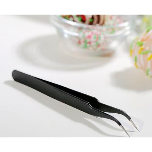 1PC Anti-static Elbow Stainless Steel Tweezers Cake Mold Sugarcraft Tool