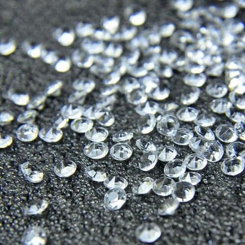 1000PCS Acrylic Diamond Clear Crystals For Festival Weeding Party Decoration Handcraft DIY Accessorries Bride/Cloth Decoration