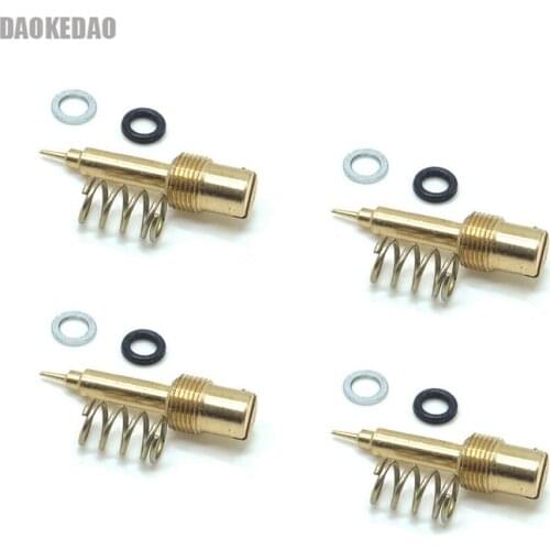 4x Carburetor Mixture Pilot Screw Sets for Keihin CV Carb for Honda CB CBR 250 400 R RR VT 125 Shadow VL125 VERADERO