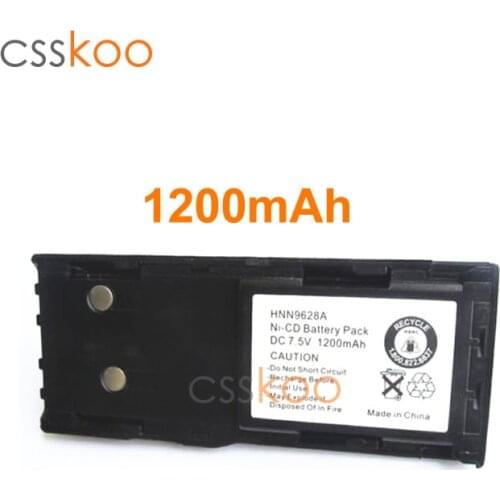 7.4V 1200mAh HNN9628 NI-CD Battery For Motorola Walkie Talkie GP88 GP300 GP600 GTX800 GTX900 PTX600 MTX638 LTS2000 Two Way Radio