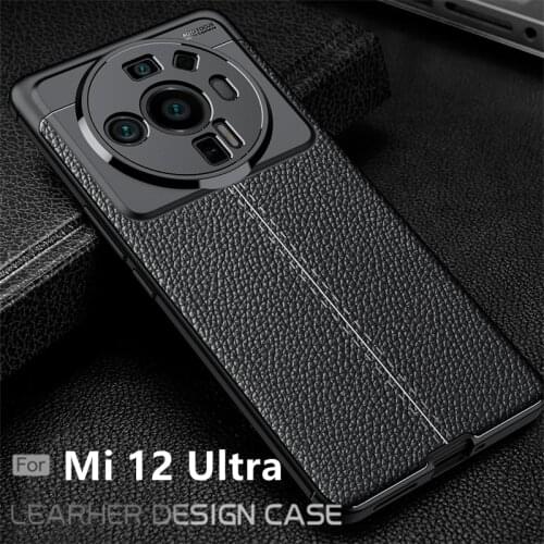 For Cover Xiaomi Mi 11 Ultra Case For Mi 11 Ultra Capas Luxury Coque Back Bumper TPU Soft Leather For Fundas Mi 11 Ultra Cover