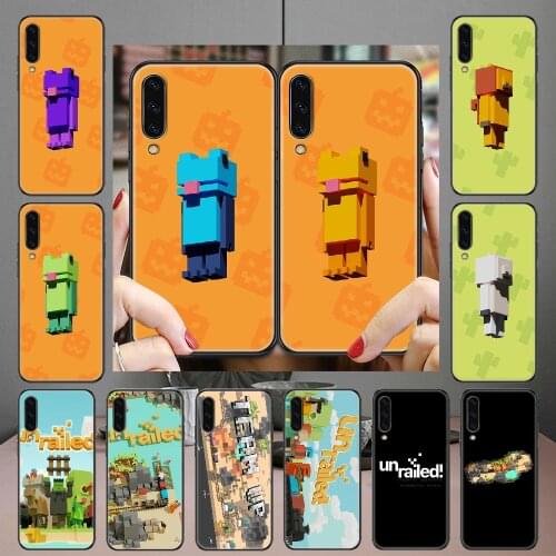 Unrailed Game Pixel style Phone case For Samsung Galaxy A 3 5 7 8 10 20 21 30 40 50 51 70 71 E S 2016 2018 4G black soft hoesjes