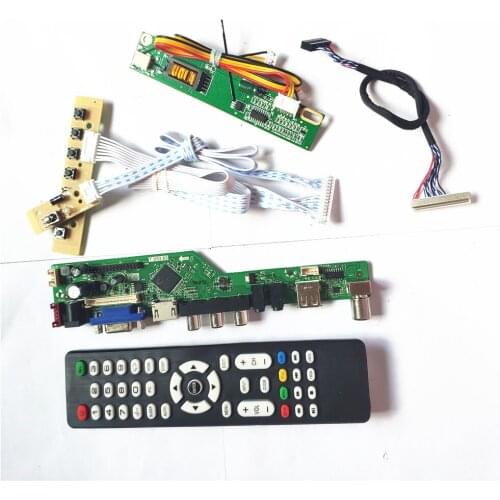 For N141I3-L05/L07 LCD TV53 board LVDS 1CCFL 30Pin keyboard+Remote+Inverter HDMI-Compatible-Compatible VGA USB AV RF