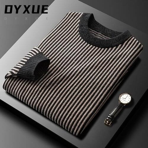 DYXUE Men's Knitted Pullovers