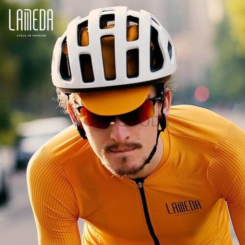 Exclusive! LAMEDA Cycling Cap Ciclismo Bike Hat UV Protection Brim Bicycle Headwear Breathable Sweat-absorbent Antiperspirant