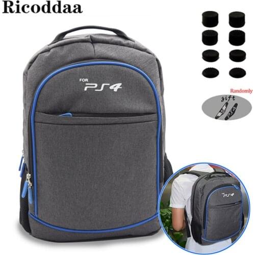 For PS4 Game Sytem Backpack Canvas Carry Bags Case Protective Shoulder For PlayStation 4 PS4 Console Travel Storage Backpack