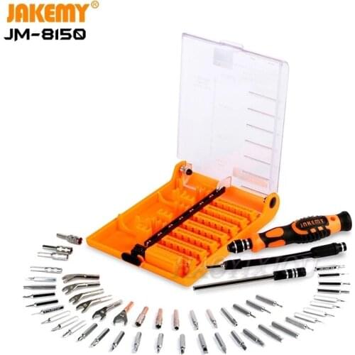 JAKEMY JM-8150 54 pcs in 1Multi-functional Safe Screwdriver for Electronics Phone Computer DIY Repair for iphone repair tools