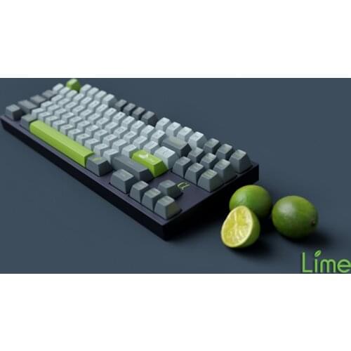Maxkey SA abs doubleshot keycap lime SA profile for mx stem keyboard poker 87 104 gh60 minila 660 xd68 xd84 xd96 xd75 xd87
