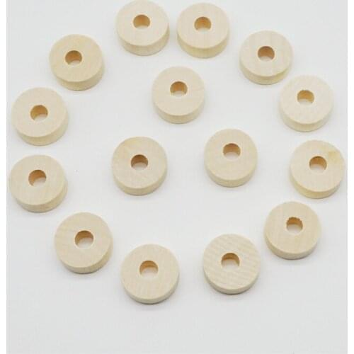 Missxiang New Fashion Diy Accessories Cylindrical Wooden Beads Decorative Wooden Accessories Beads for Jewelry Making Wholesale