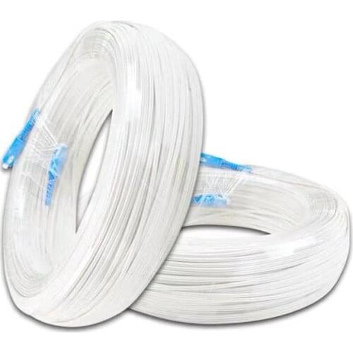 10M 20M 30M 50M 80M 100MFTTH outdoor Simplex mode fiber optic patch cord SC UPC Single Mode Drop Cable