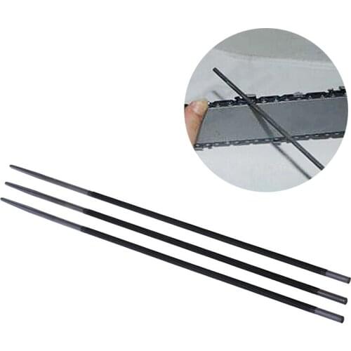 3x Pro 4mm Round Chainsaw Saw Chain Files Filing Sharpener For Woodwork New