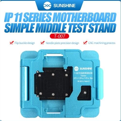 SUNSHINE T-007 3 IN 1 Middle Board Tester Repair Test Platform for iPhone 11 11 Pro 11Pro MAX Double-Deck Upper And Lower PCB
