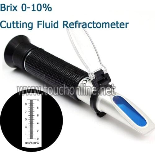 Portable 0-10% Brix and Cutting Fluid Refractometer TB-10ATC