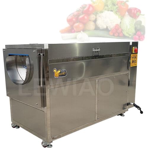 Fruit Vegetable Brush Washing Equipment Cassava Cleaning Ginger Washer Industrial Potato Peeling Machine