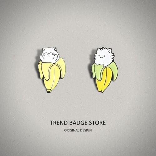 Funny Cat Hedgehog Enamel Pins Animal Bag Hat Clothes Badges Cute Small Brooch Gift