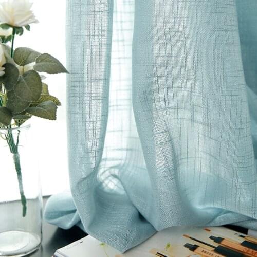 Schuth Leaf Tulle Sheer Curtains for Living Room the Bedroom Modern Tulle Voile Organza Curtains Fabric Drapes