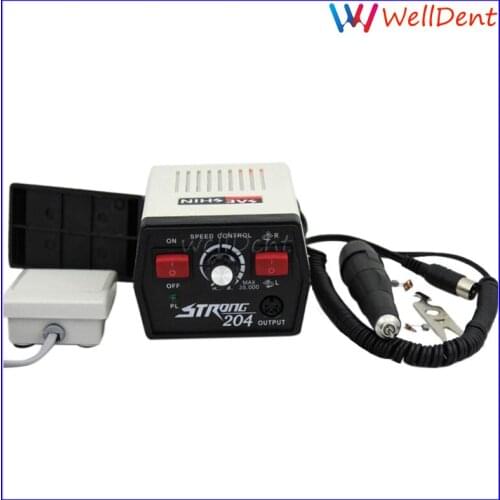 Dental Micromotor Polishing Polisher South Korea Dental Strong 204+102 Micro Motor Handpiec 220v